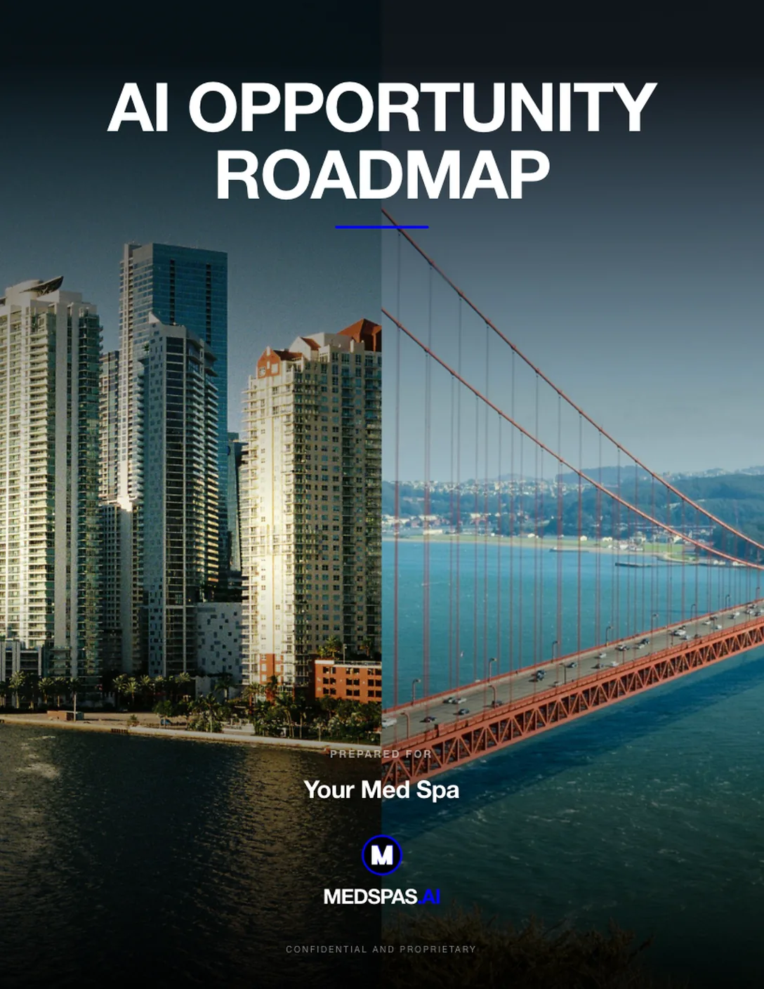 Page one of the AI Opportunity Roadmap, the written report the audit produces